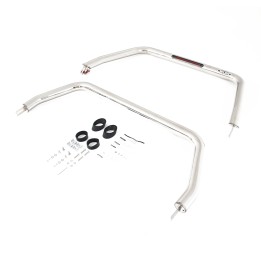 Stainless Steel Rollbar, Pro-Form, Silver Color, Nissan Navara Extra Cab 2005 - 2015 - EDK.ro