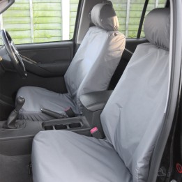 Seat Covers, Trux Tailored Waterproof Front, Nissan Navara Double Cab / Extra Cab 2005 - 2015 - EDK.ro