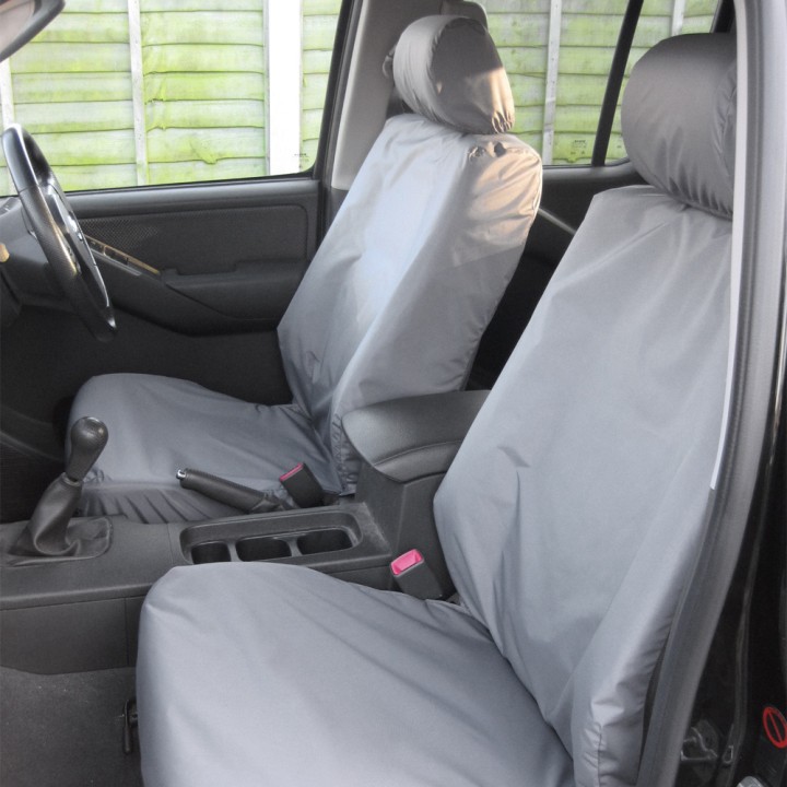 Seat Covers, Trux Tailored Waterproof Front, Nissan Navara Double Cab / Extra Cab 2005 - 2015 - EDK.ro