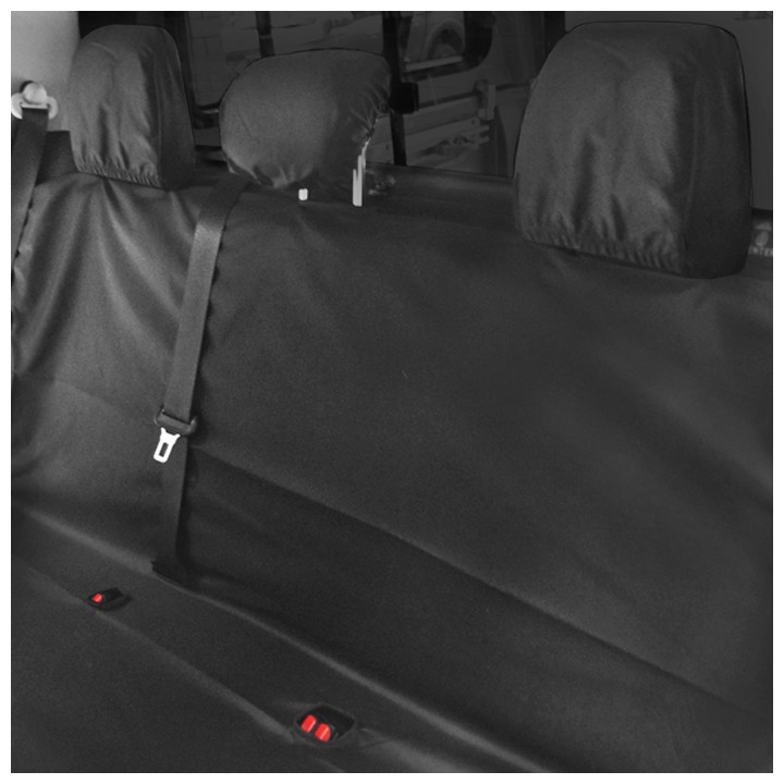 Seat Covers, Trux Tailored Waterproof Rear, Nissan Navara Double Cab / Extra Cab 2005 - 2015 - EDK.ro