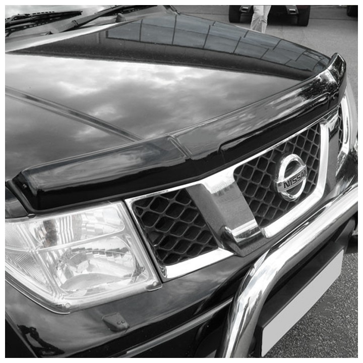 Deflector Capotă, Trux, Culoare Fumuriu Închis, Nissan Navara Cabină Dublă / Cabină Extra 2005 - 2009 - EDK.ro