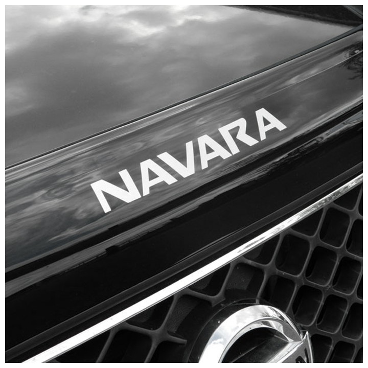 Bonnet Protector, Trux Logo, Color Dark Smoke, Nissan Navara Double Cab / Extra Cab 2005 - 2010 - EDK.ro