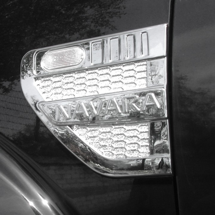 Capace Semnalizatoare Laterale, Trux, Culoare Crom, Nissan Navara Cabină Dublă / Cabină Extra 2005 - 2010 - EDK.ro