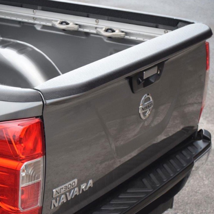 Bed Rail Caps, Aeroklas Tailgate Protection, Nissan Navara Double Cab 2016 - 2021 - EDK.ro