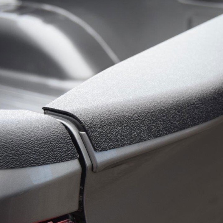 Bed Rail Caps, Aeroklas Tailgate Protection, Nissan Navara Double Cab 2016 - 2021 - EDK.ro