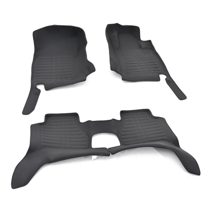 Covorașe, 3D MAXpider Tray Stil Custom Fit Floor Mats - Transmisie Automată, Nissan Navara Cabină Dublă 2016 - 2021 - EDK.ro