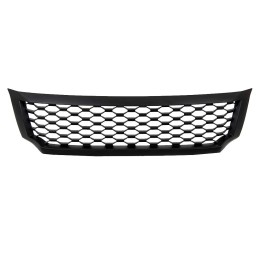 Front Grille, Trux Mesh Without Camera, Color Matt Black, Nissan Navara Double Cab 2016 - 2021 - EDK.ro
