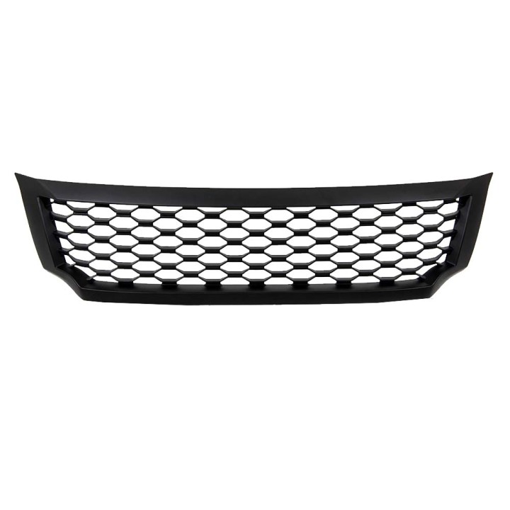 Grilă Față, Trux Plasă fără Camera, Culoare Negru Mat, Nissan Navara Cabină Dublă 2016 - 2021 - EDK.ro