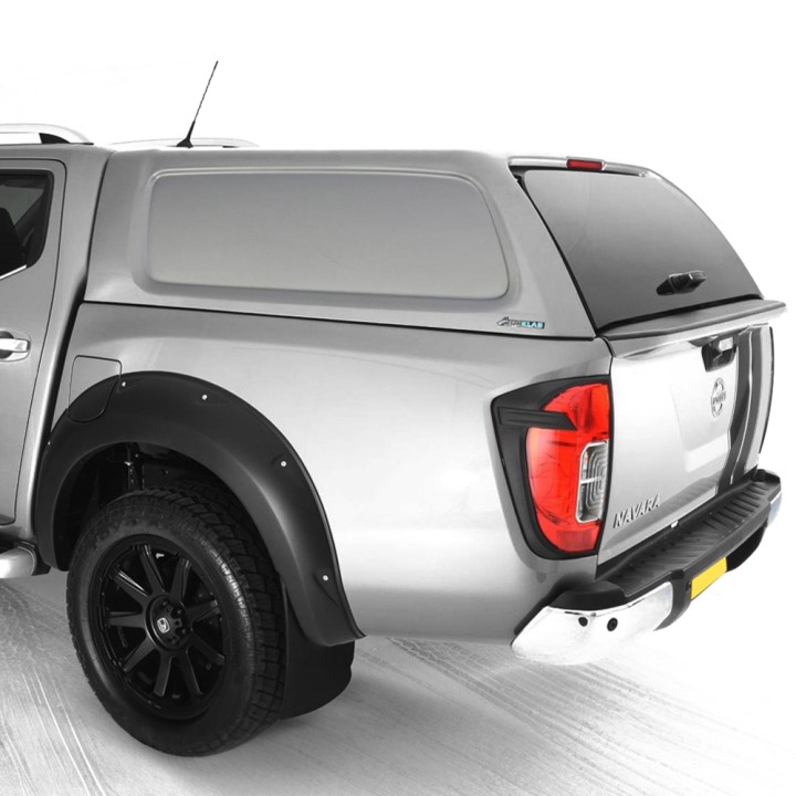 Hardtop Bed Cover, Aeroklas Commercial, Nissan Navara Double Cab 2016 - 2021 - EDK.ro
