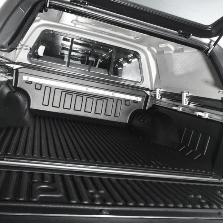 Hardtop Bed Cover, Aeroklas Commercial, Nissan Navara Double Cab 2016 - 2021 - EDK.ro