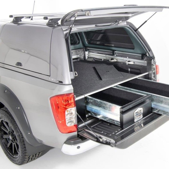 Hardtop Bed Cover, Alpha CMX, Nissan Navara Double Cab 2016 - 2021 - EDK.ro