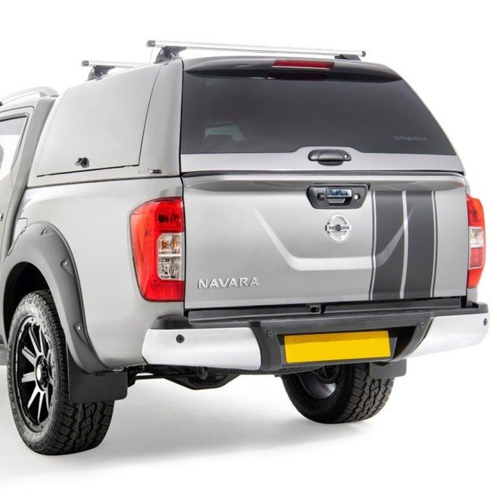 Hardtop Bed Cover, Alpha CMX, Nissan Navara Double Cab 2016 - 2021 - EDK.ro
