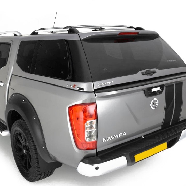 Închidere de Benă Tip Hardtop, Alpha Type-E, Nissan Navara Cabină Dublă 2016 - 2021 - EDK.ro
