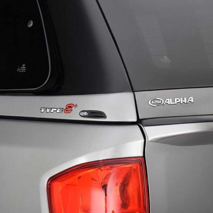 Hardtop Bed Cover, Alpha Type-E, Nissan Navara Double Cab 2016 - 2021 - EDK.ro