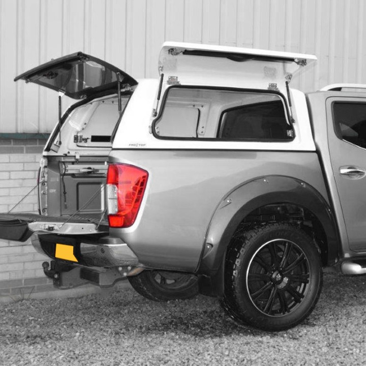 Hardtop Bed Cover, ProTop Gullwing, Nissan Navara Double Cab 2016 - 2021 - EDK.ro
