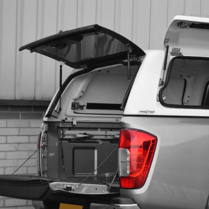 Hardtop Bed Cover, ProTop Gullwing, Nissan Navara Double Cab 2016 - 2021 - EDK.ro