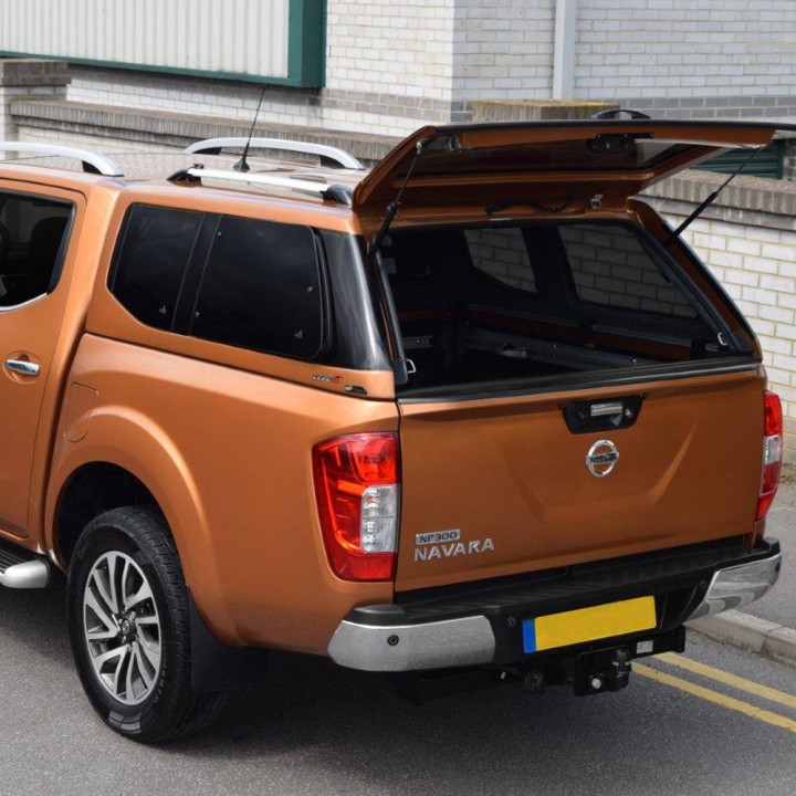 Hardtop Bed Cover, Alpha Type-E, Nissan Navara Double Cab 2016 - 2021 - EDK.ro