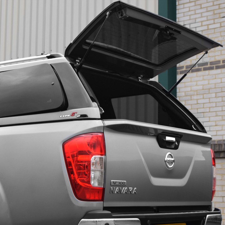 Hardtop Bed Cover, Alpha Type-E, Nissan Navara Double Cab 2016 - 2021 - EDK.ro