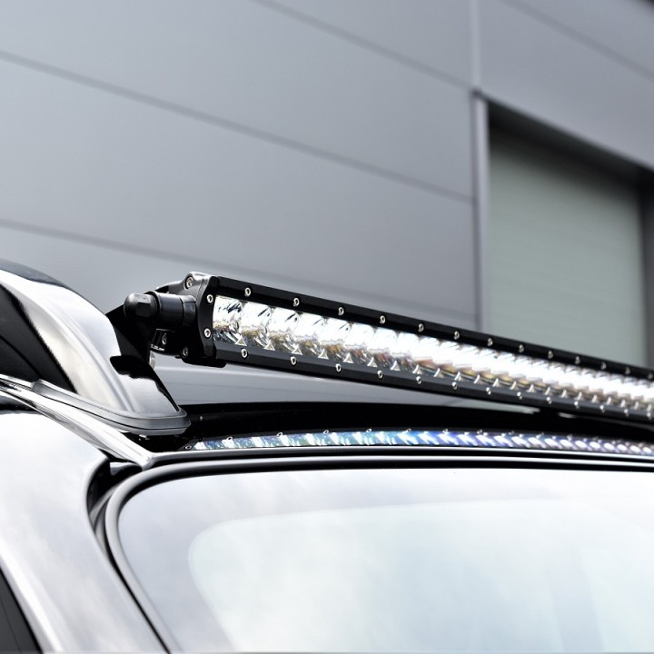 EC Approved LED Projector Integration Kit for Roof, Predator 36", Nissan Navara Double Cab 2016 - 2021 - EDK.ro