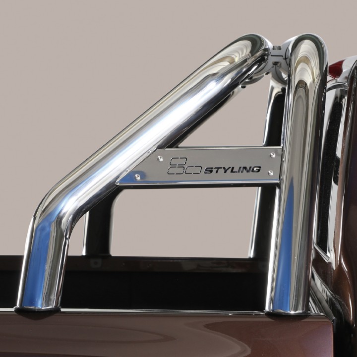 Rollbar Inox, Trux, Culoare Argintiu, Nissan Navara Cabină Dublă 2016 - 2021 - EDK.ro