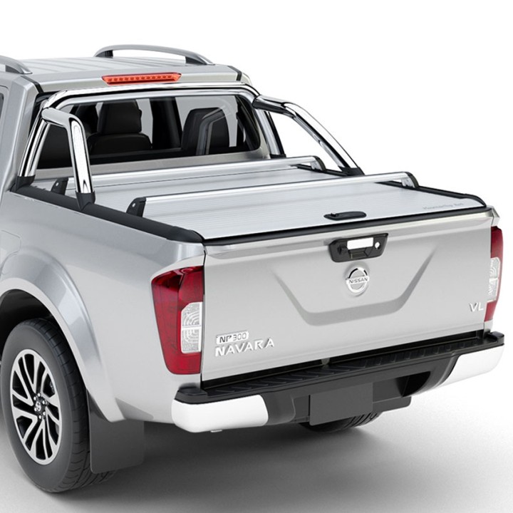 Bare Transversale de Plafon, Mountain Top Roll, Culoare Argintiu, Nissan Navara Cabină Dublă 2016 - 2021 - EDK.ro