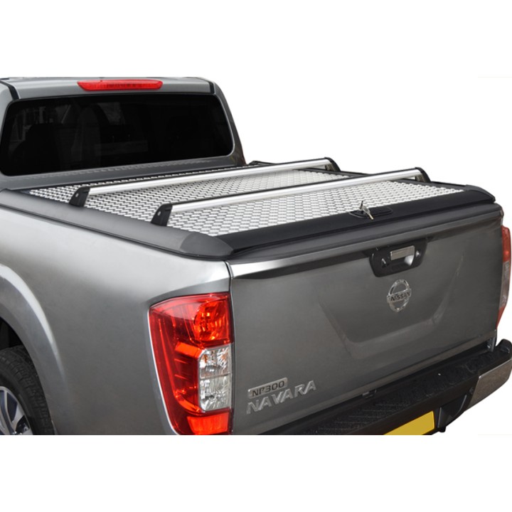 Bare Transversale de Plafon, Mountain Top MT2 Lift-Up Cover, Culoare Argintiu, Nissan Navara Cabină Dublă 2016 - 2021 - EDK.ro