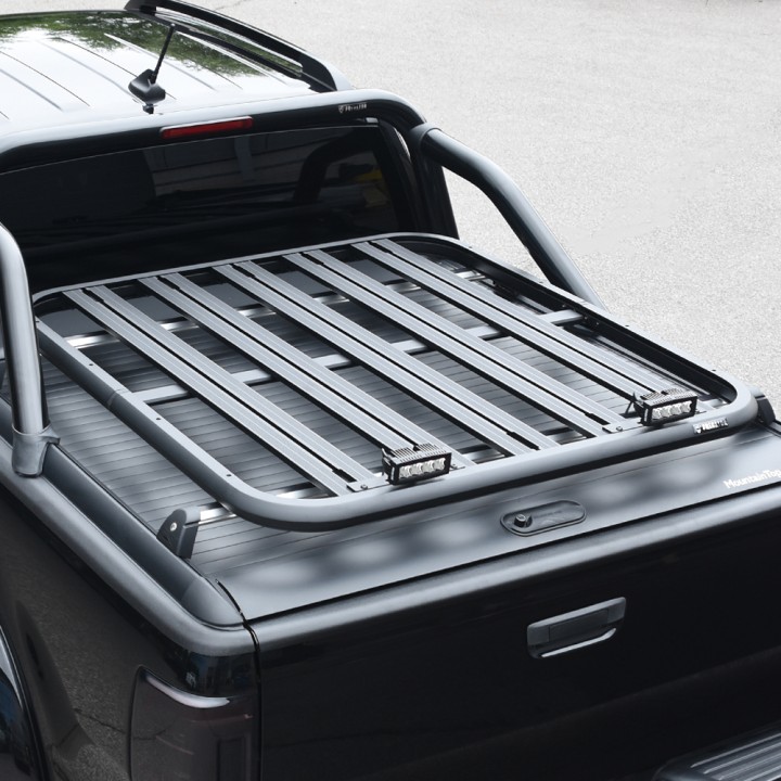 Platform Roof Rack, Predator Mountain Top Roll Tops - No Side Rails, Nissan Navara Double Cab 2016 - 2021 - EDK.ro