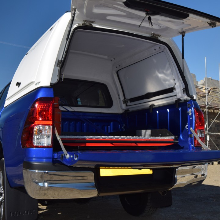Sliding Bed Tray, ProTop Full-Width - Alloy, Nissan Navara Double Cab 2016 - 2021 - EDK.ro