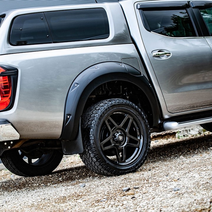 Fender Flares, Trux AdBlue, Color Matt Black, Nissan Navara Double Cab 2017 - 2021 - EDK.ro