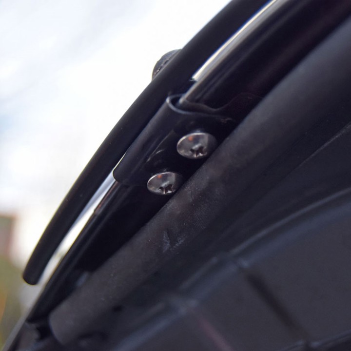 Deflector Capotă, Trux, Culoare Fumuriu Închis, Nissan Navara Cabină Dublă / Cabină Extra 2016 - 2021 - EDK.ro