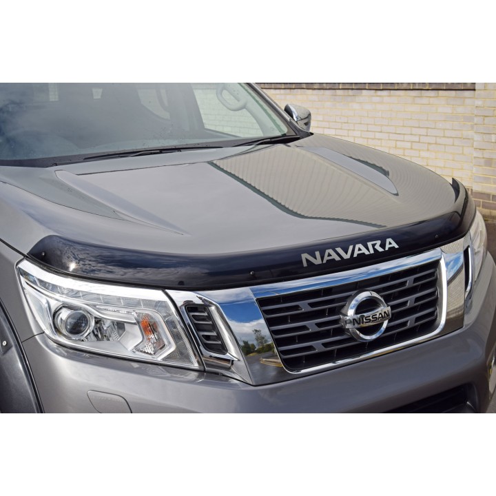 Bonnet Protector, Trux Logo, Color Dark Smoke, Nissan Navara Double Cab / Extra Cab 2016 - 2021 - EDK.ro
