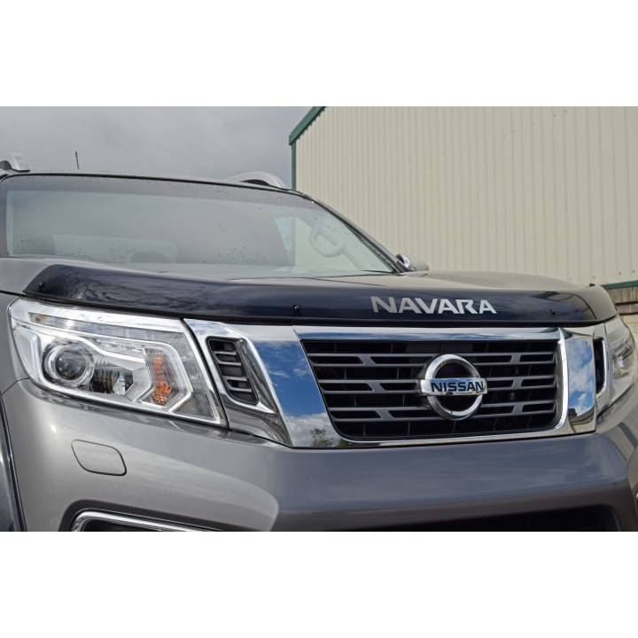 Bonnet Protector, Trux Logo, Color Dark Smoke, Nissan Navara Double Cab / Extra Cab 2016 - 2021 - EDK.ro