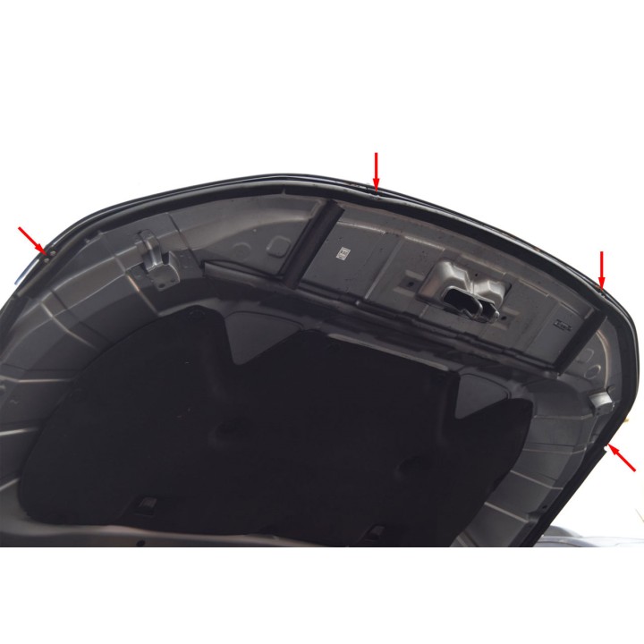 Bonnet Protector, Trux Logo, Color Dark Smoke, Nissan Navara Double Cab / Extra Cab 2016 - 2021 - EDK.ro