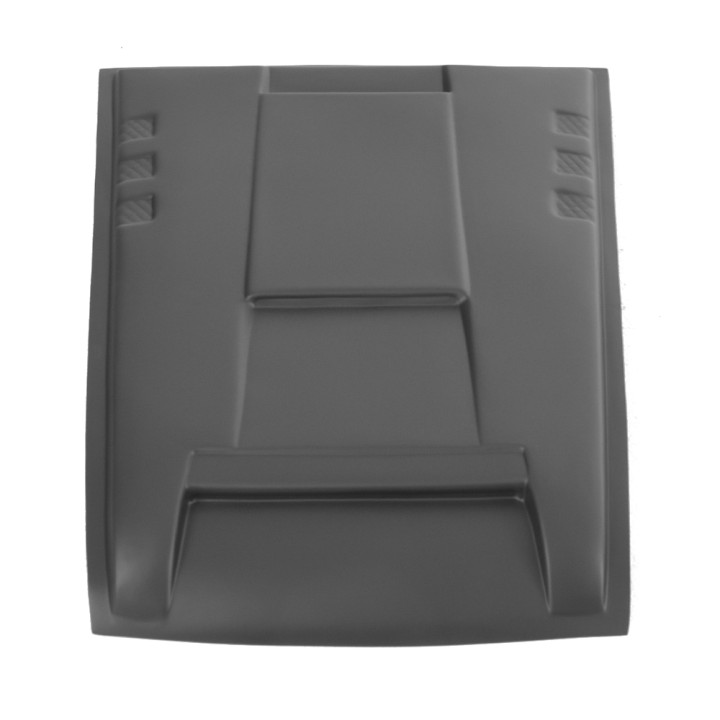 Bonnet Scoop, Trux Full Size, Color Matt Black, Nissan Navara Double Cab / Extra Cab 2016 - 2021 - EDK.ro