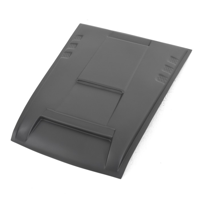 Bonnet Scoop, Trux Full Size, Color Matt Black, Nissan Navara Double Cab / Extra Cab 2016 - 2021 - EDK.ro