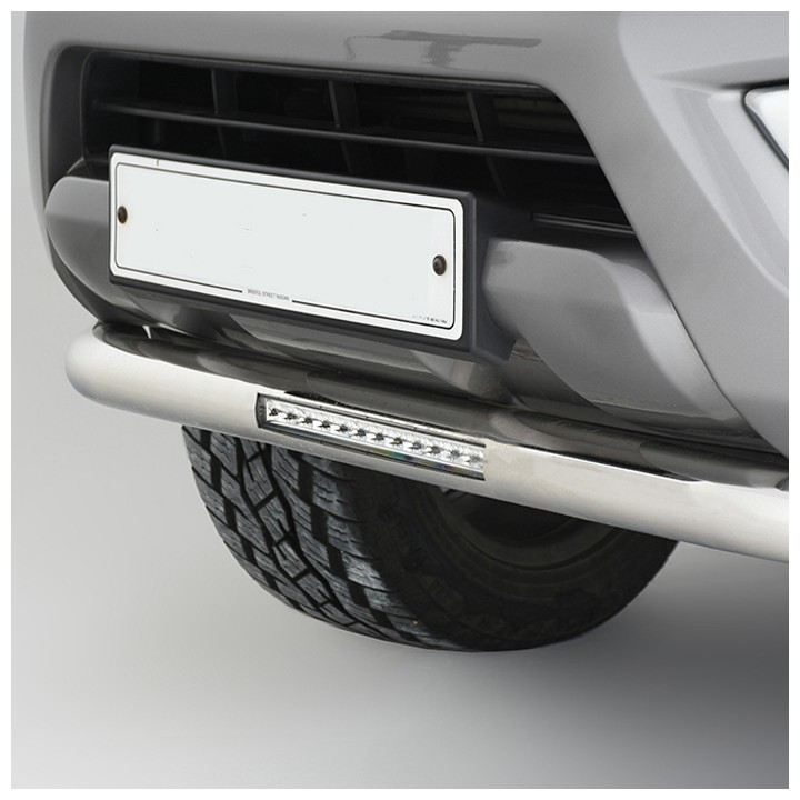 Off-Road Bullbar, Trux Spoiler Bar with LED Lights, Nissan Navara Double Cab / Extra Cab 2016 - 2021 - EDK.ro