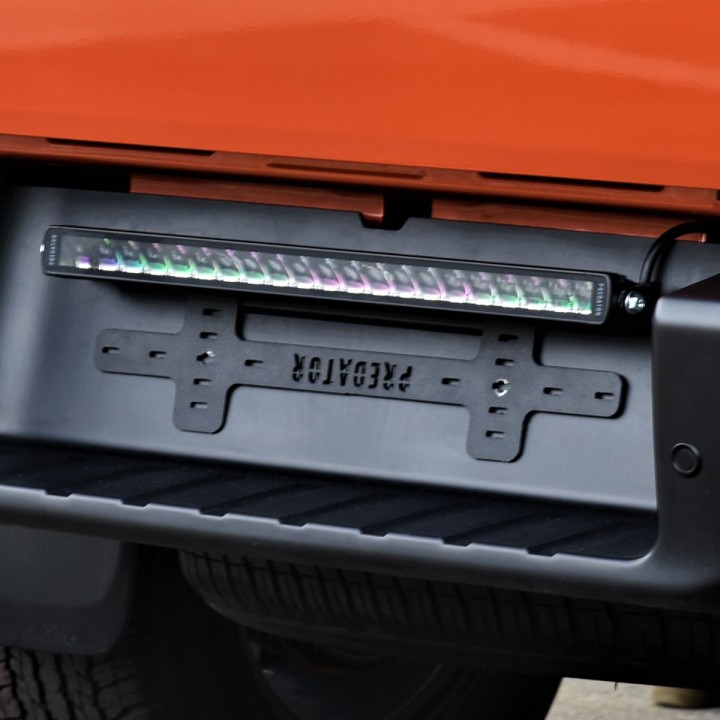 EC Approved LED Projector Integration Kit for Number Plate, Predator, Nissan Navara Double Cab / Extra Cab 2016 - 2021 - EDK.ro