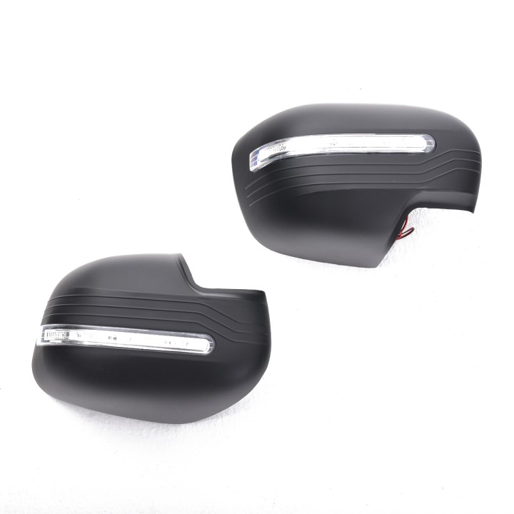Capace Oglinzi, Trux Visia cu LED Indicators, Culoare Negru Mat, Nissan Navara Cabină Dublă / Cabină Extra 2016 - 2021 - EDK.ro