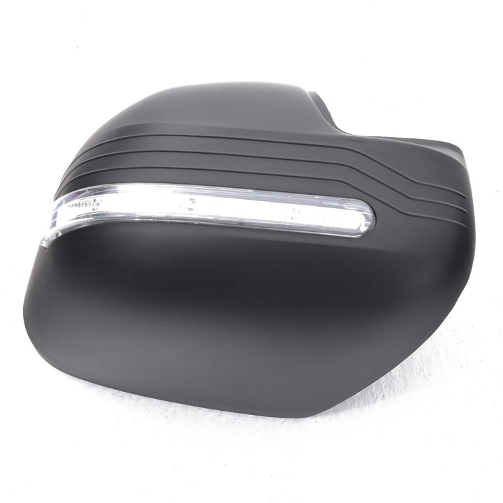 Mirror Covers, Trux Visia with LED Indicators, Color Matt Black, Nissan Navara Double Cab / Extra Cab 2016 - 2021 - EDK.ro