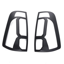 Rear Light Covers, Trux, Color Matt Black, Nissan Navara Double Cab / Extra Cab 2016 - 2021 - EDK.ro