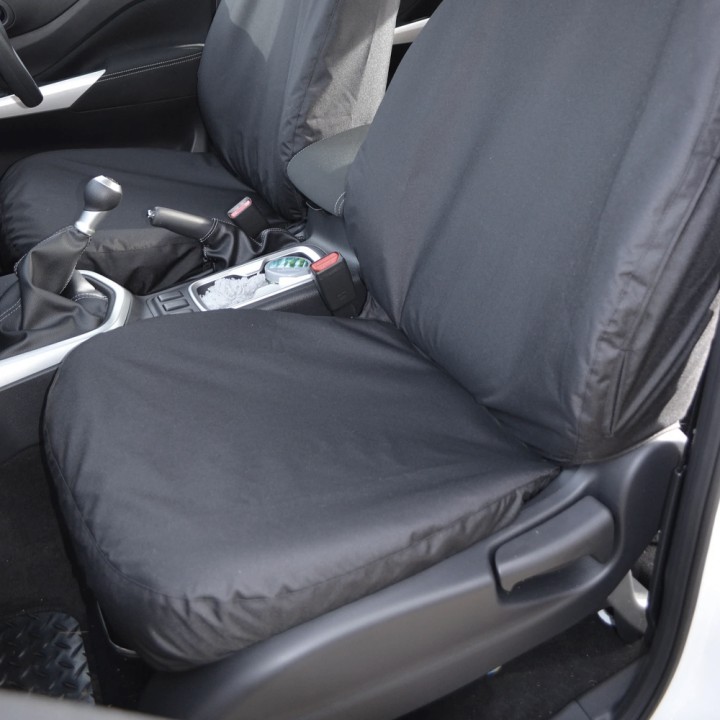 Seat Covers, Trux Tailored Waterproof Front, Nissan Navara Double Cab / Extra Cab 2016 - 2021 - EDK.ro