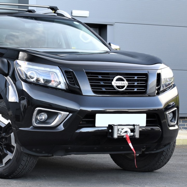 Placă de Montare Troliu, Trux Bară Față, Nissan Navara Cabină Dublă / Cabină Extra 2016 - 2021 - EDK.ro