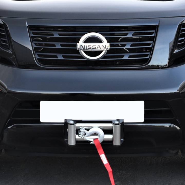 Winch Mounting Plate, Trux Front Bumper, Nissan Navara Double Cab / Extra Cab 2016 - 2021 - EDK.ro