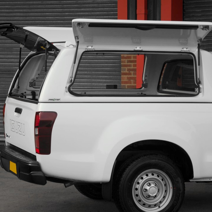 Hardtop Bed Cover, ProTop Gullwing, Nissan Navara Extra Cab 2016 - 2021 - EDK.ro