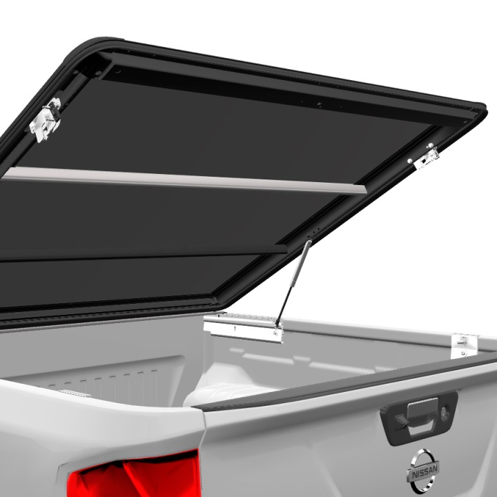 Lid Tonneau Bed Cover, Mountain Top Chequer, Nissan Navara Extra Cab 2016 - 2021 - EDK.ro