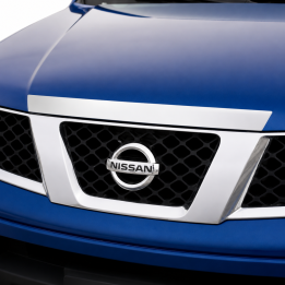Ornamente Cromate Capotă, Trux, Culoare Crom, Nissan Navara Cabină Dublă / Cabină Extra 2005 - 2010 - EDK.ro