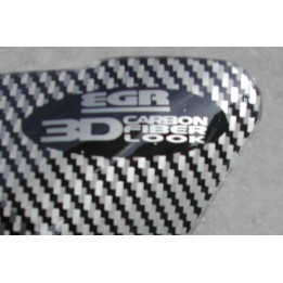 Headlight Guards, Trux Style Acrylic Covers, Color Carbon, Nissan Patrol Y61 GR 2002 - 2003 - EDK.ro
