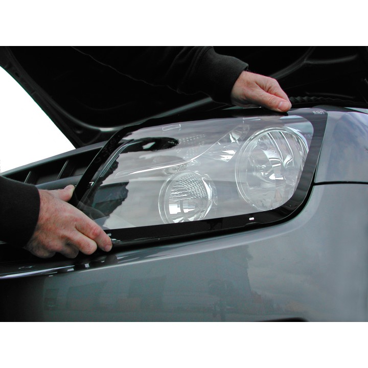 Protecții Faruri, Trux Stil Acrylic Covers, Culoare Carbon, Nissan Patrol GR 2002 - 2003 - EDK.ro