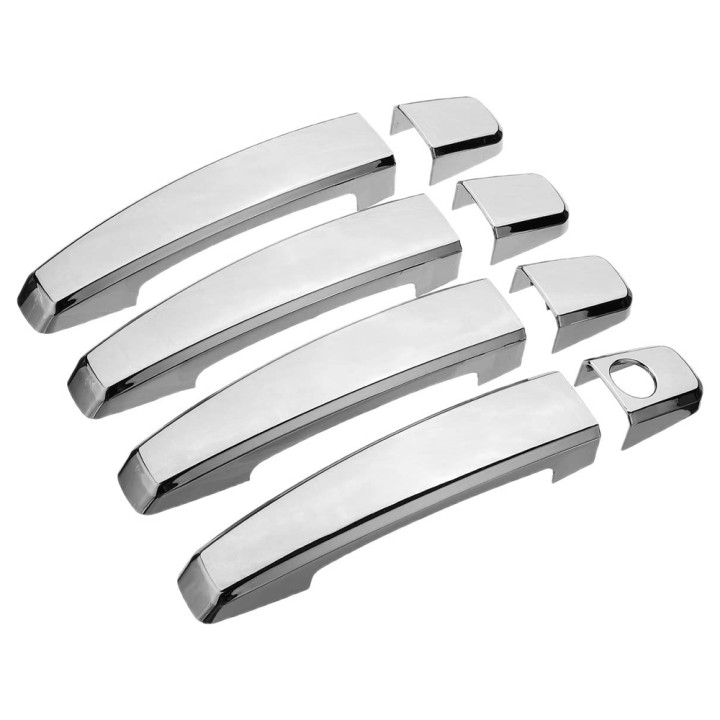Door Handle Covers, Trux Qashqai +2 Not for Keyless Entry System, Color Chrome, Nissan Qashqai+2 2010 - 2014 - EDK.ro