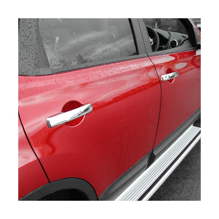 Capace Mânere Uși, Trux Keyless Entry, Culoare Crom, Nissan Qashqai 2007 - 2013 - EDK.ro